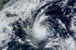 Philippines: Bão nhiệt đới Kong-rey mạnh lên thành siêu bão