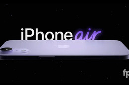 Thiết kế siêu mỏng của iPhone 17 Air lộ diện