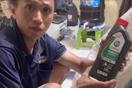 Đường dây làm giả nhớt Castrol, Motul, Honda, Yamaha bị triệt phá