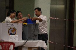 Myanmar tiến hành bầu cử lần đầu tiên sau 5 năm