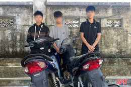 Khởi tố nhóm đối tượng trộm cắp xe máy