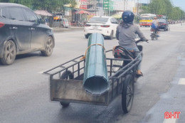 Tăng cường xử lý xe tự chế, chở hàng cồng kềnh
