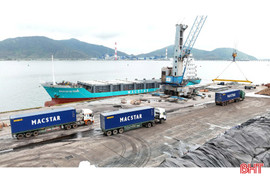 Tuyến container mới tại Vũng Áng thúc đẩy hệ sinh thái logistics bền vững