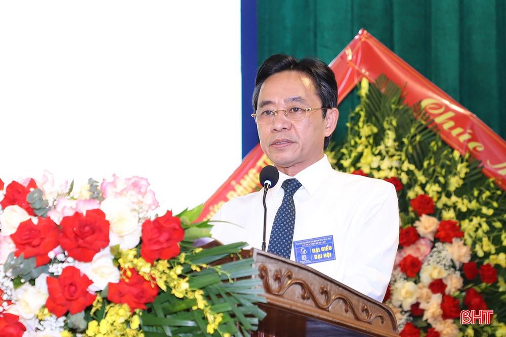Phó Bí thư Thường trực Tỉnh ủy Trần Thế Dũng phát biểu chỉ đạo đại hội. bqbht_br_0.jpg