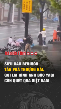 Siêu bão Bebinca tàn phá Thượng Hải, gợi lại hình ảnh bão Yagi càn quyét qua Việt Nam