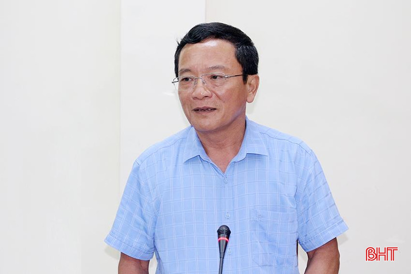 Phó Chủ tịch HĐND tỉnh Trần Văn Kỳ phát biểu tại cuộc làm việc. trần văn kỳ.JPG