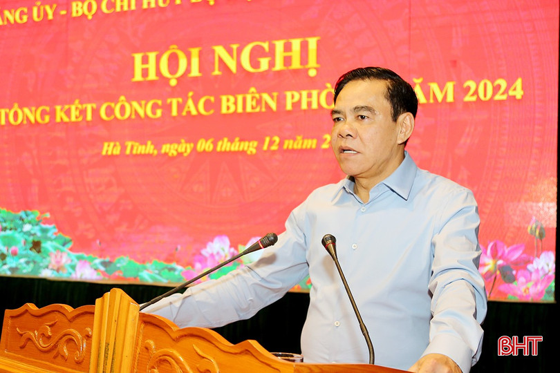 Đồng chí Võ Trọng Hải - Phó Bí thư Tỉnh ủy, Chủ tịch UBND tỉnh phát biểu chỉ đạo hội nghị. bqbht_br_3.jpg