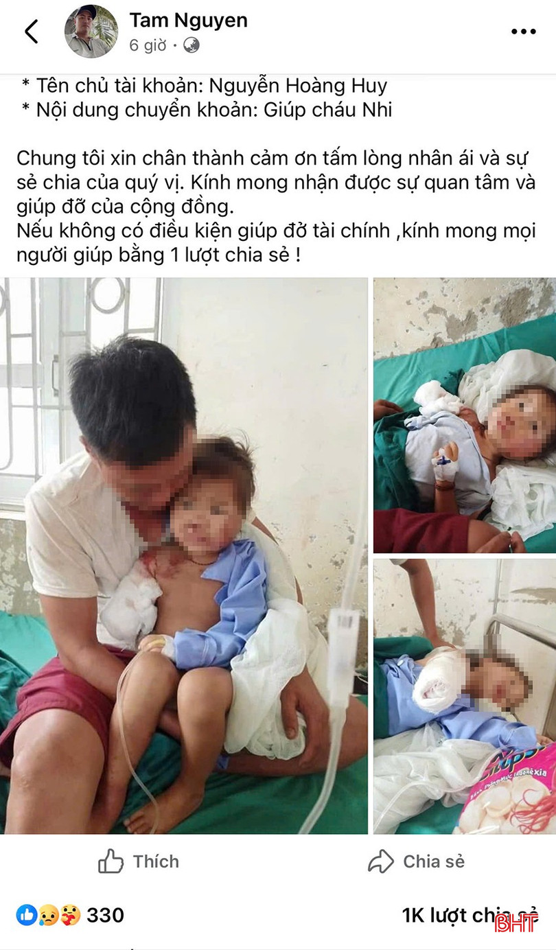 Khi người dân chuyển tiền từ thiện giúp đỡ vào tài khoản cá nhân, đối tượng lừa đảo đương nhiên chiếm đoạt. bqbht_br_1a.jpg