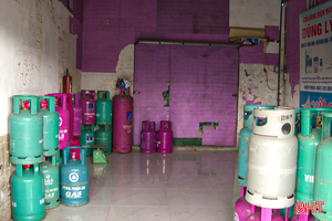 Cảnh báo nguy cơ cháy nổ cơ sở kinh doanh gas