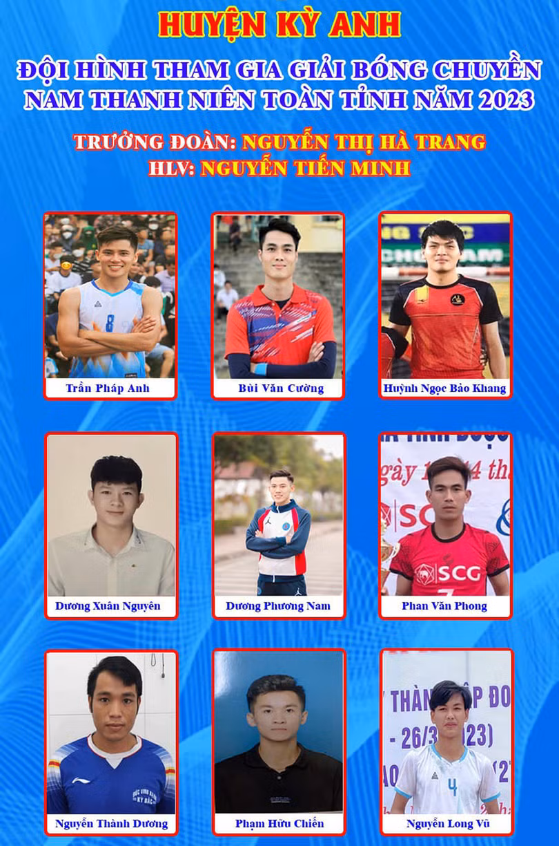 Lộ diện những ứng viên vô địch Giải Bóng chuyền nam thanh niên Hà Tĩnh