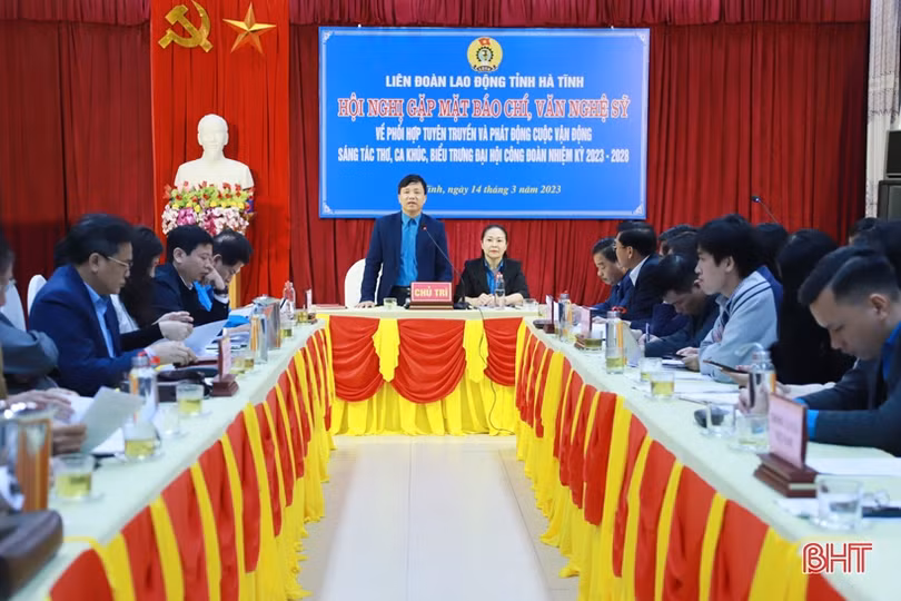 Đại hội Công đoàn Hà Tĩnh lần thứ XIX dự kiến tổ chức vào tháng 10/2023