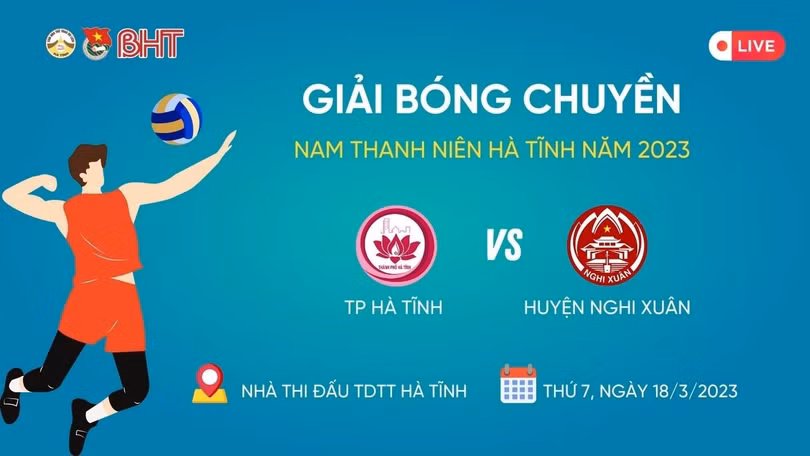 Xác định 4 đội lọt vào bán kết Giải Bóng chuyền nam thanh niên Hà Tĩnh