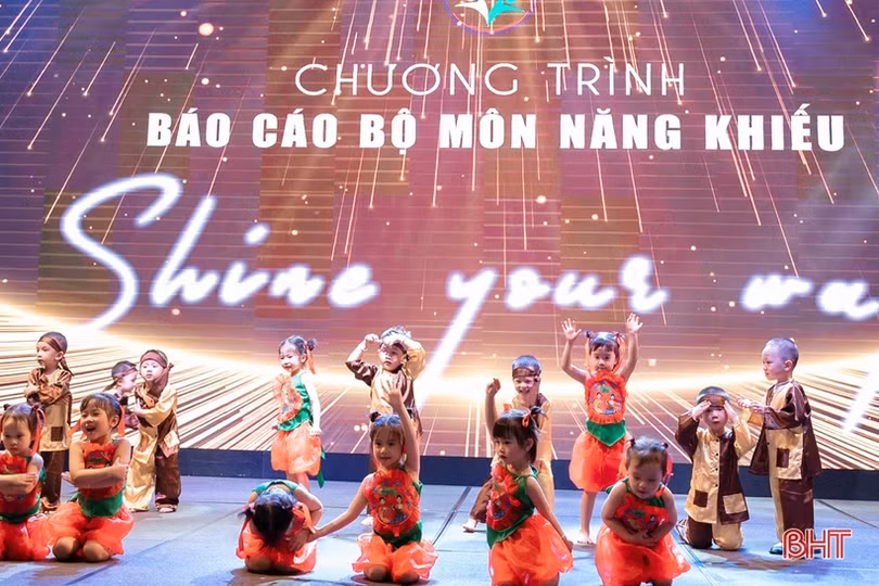 Ấn tượng chương trình “Shine your way” của Trường Mầm non Trung Kiên