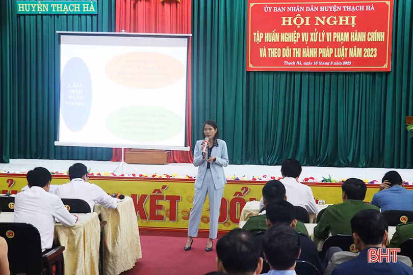 Trang bị kỹ năng cho đội ngũ làm công tác xử lý vi phạm hành chính 