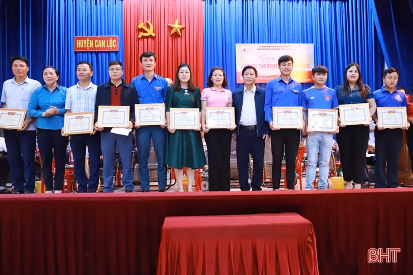 Tiếp nhận hơn 280 đơn vị máu trong ngày hội hiến máu ở huyện Can Lộc