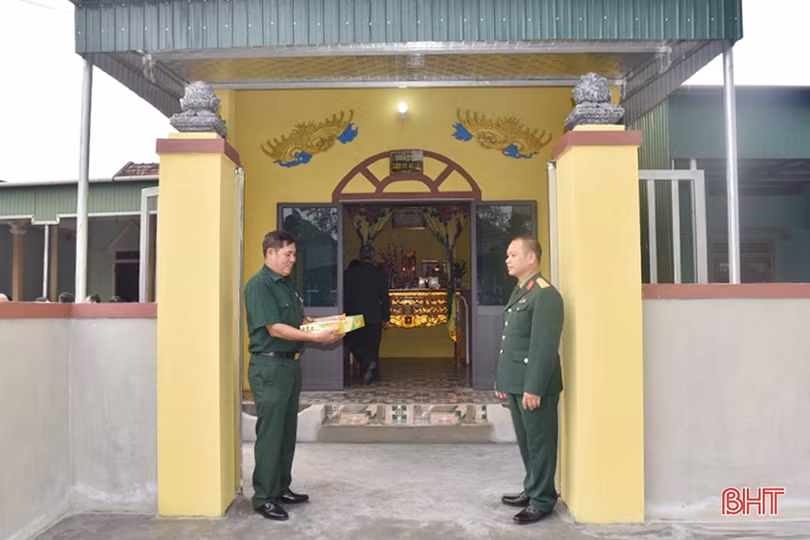 Khánh thành nhà thờ cúng liệt sĩ Hồ Lệ ở Lộc Hà