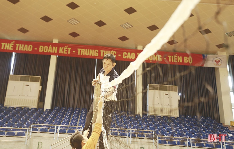 Hoàn tất công tác chuẩn bị Giải Bóng chuyền nam thanh niên Hà Tĩnh