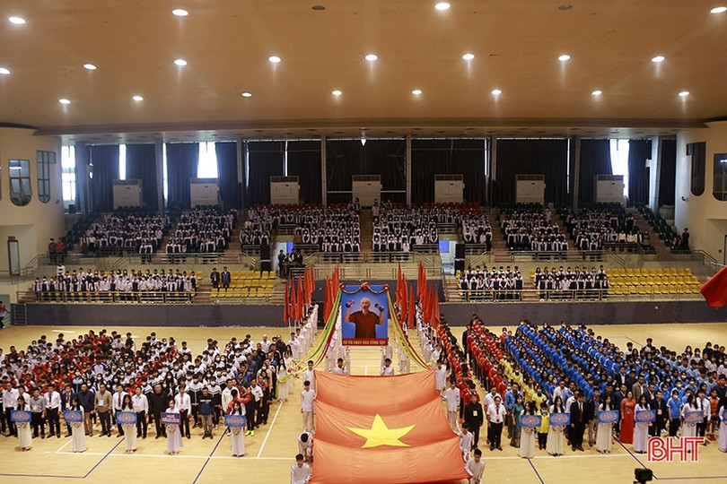 Khai mạc Đại hội Điền kinh - Thể thao học sinh phổ thông Hà Tĩnh