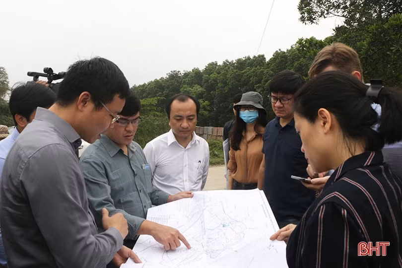 Triển khai công tác chuẩn bị dự án hạ tầng đô thị TP Hà Tĩnh đúng tiến độ