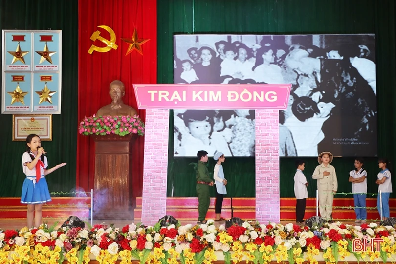 Trường Tiểu học Cẩm Bình giành giải nhất liên hoan chỉ huy đội giỏi huyện Cẩm Xuyên