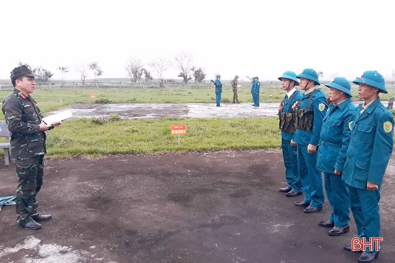 Nâng cao chất lượng huấn luyện lực lượng dân quân tự vệ ở Hà Tĩnh