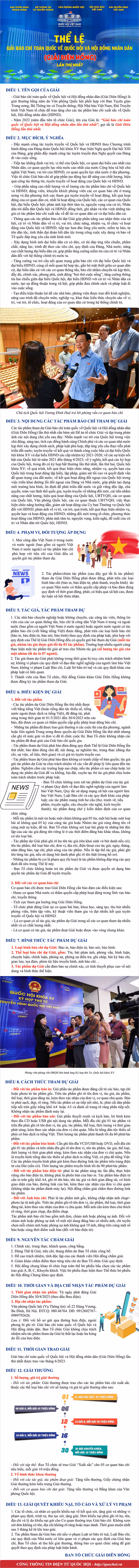 Tích cực tham gia Giải báo chí toàn quốc về Quốc hội và Hội đồng nhân dân