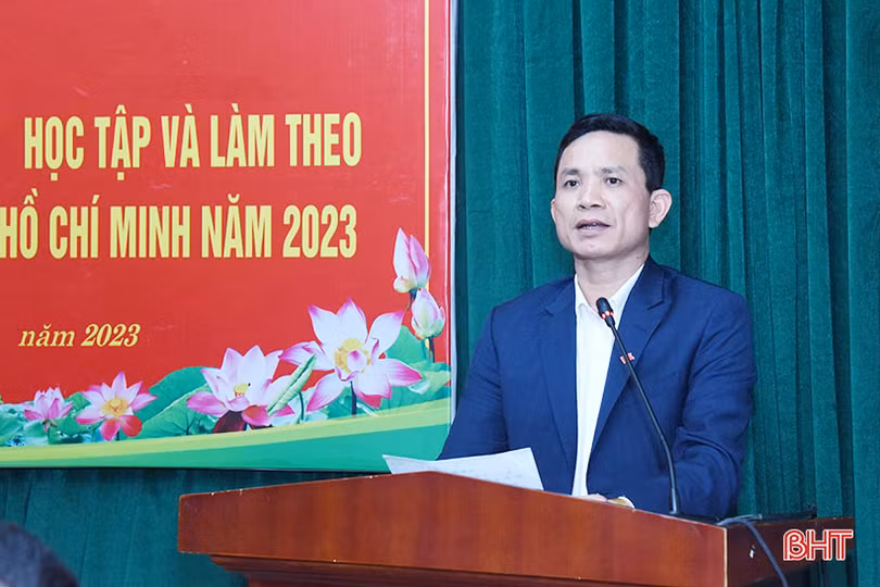 Hơn 6.000 cán bộ, đảng viên Đảng bộ Khối CCQ&DN Hà Tĩnh học tập chuyên đề học Bác năm 2023