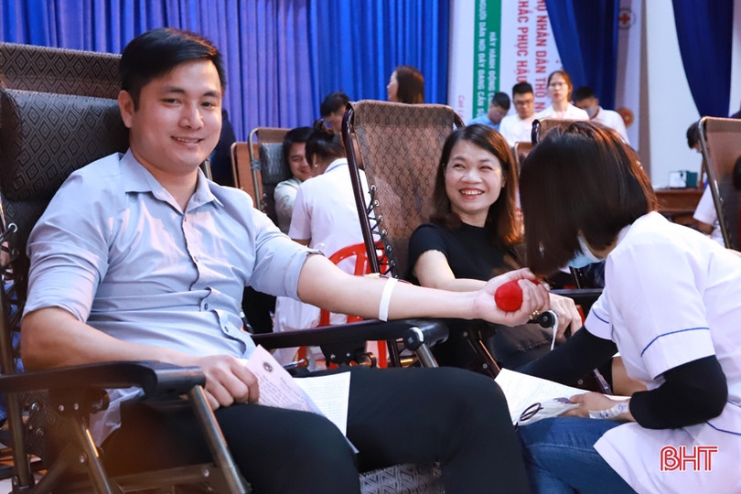 Tiếp nhận hơn 280 đơn vị máu trong ngày hội hiến máu ở huyện Can Lộc