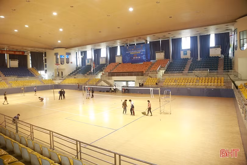 Hoàn tất công tác chuẩn bị Giải Bóng chuyền nam thanh niên Hà Tĩnh