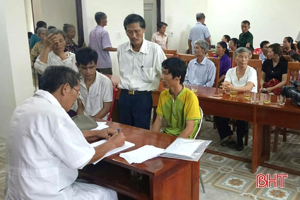Khám, cấp thuốc miễn phí cho hơn 500 người dân, đối tượng chính sách