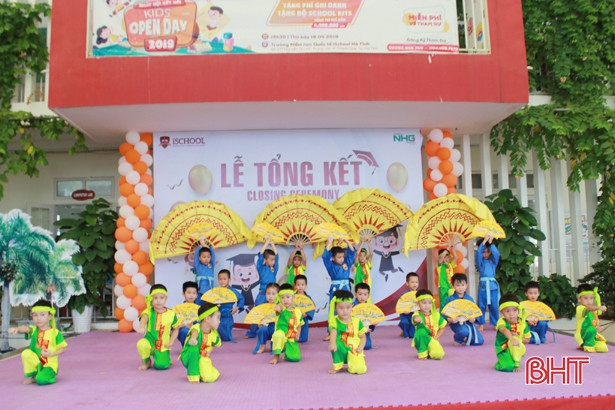 Học sinh Trường Mầm non iSchool Hà Tĩnh phát triển toàn diện các kỹ năng