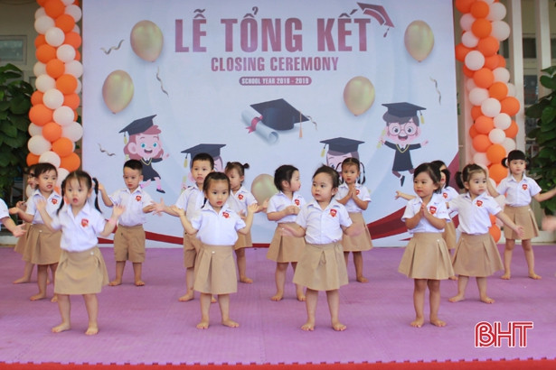 Học sinh Trường Mầm non iSchool Hà Tĩnh phát triển toàn diện các kỹ năng