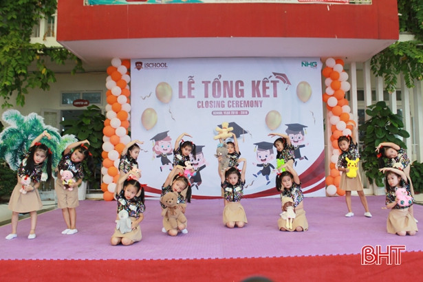 Học sinh Trường Mầm non iSchool Hà Tĩnh phát triển toàn diện các kỹ năng