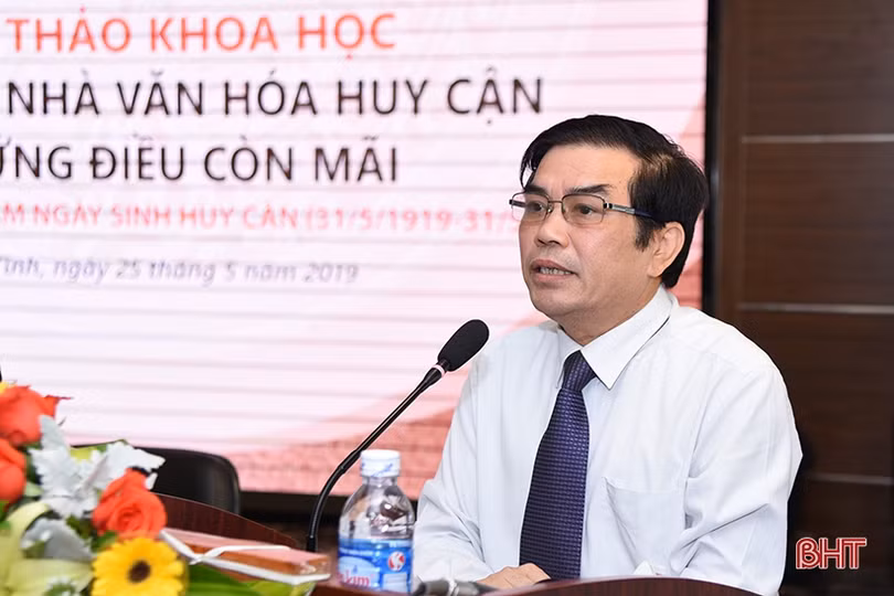 Hà Tĩnh Hội thảo “Nhà thơ, nhà văn hoá Huy Cận - những điều còn mãi”