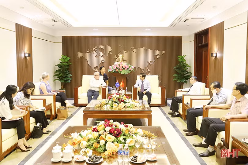 Australia cam kết hỗ trợ Hà Tĩnh bằng những chương trình, dự án hiệu quả