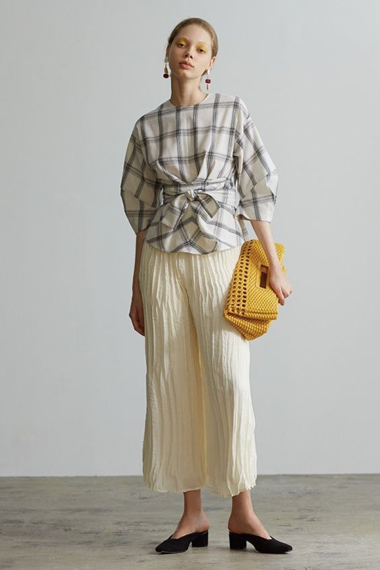 Váy áo thắt eo mùa hè cho nữ nhân viên văn phòng