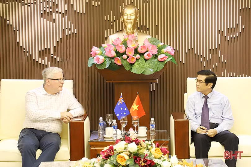 Australia cam kết hỗ trợ Hà Tĩnh bằng những chương trình, dự án hiệu quả