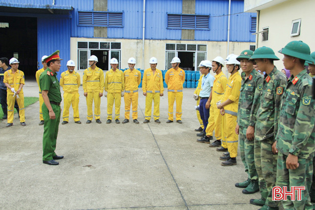 Đối phó với tình huống cháy nổ tại trạm chiết nạp gas