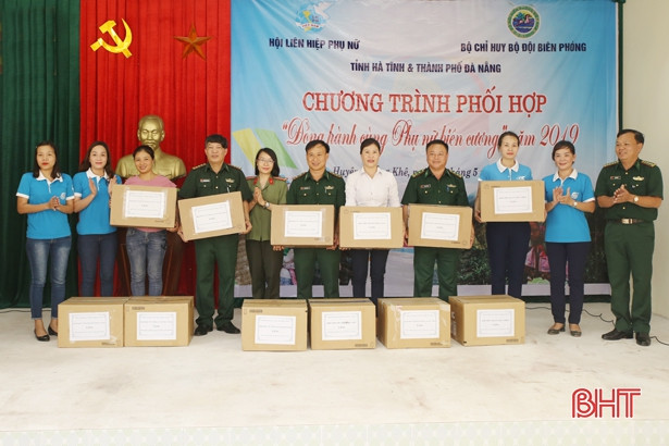 Trao mái ấm tình thương, mô hình sinh kế cho phụ nữ vùng biên Hà Tĩnh