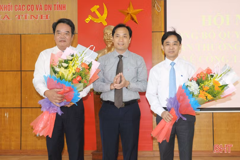 Nguyên Bí thư Thị ủy Kỳ Anh giữ chức Bí thư Đảng ủy Khối CCQ&DN Hà Tĩnh