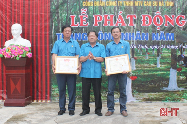 Công ty Cao su Hà Tĩnh quyết tâm khai thác 1.850 tấn mủ