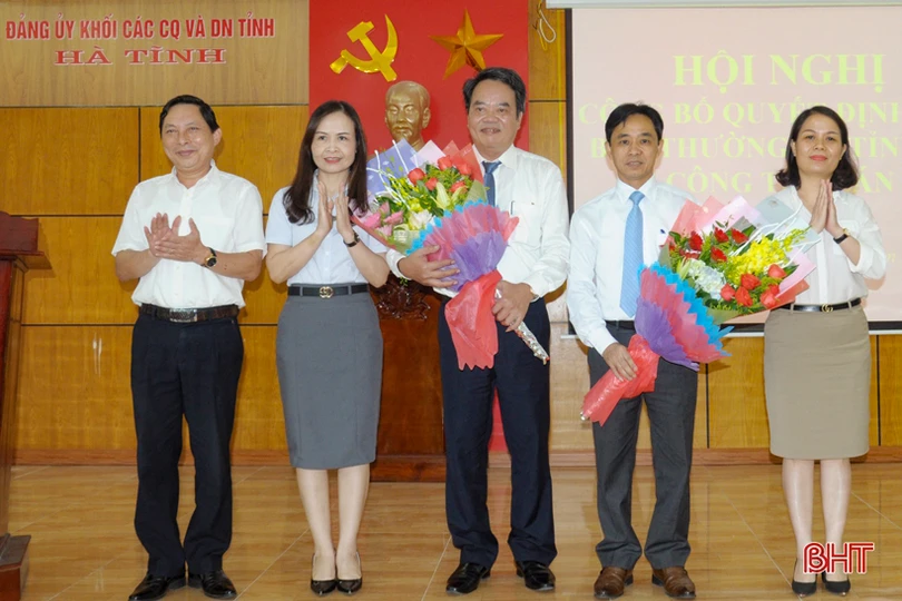 Nguyên Bí thư Thị ủy Kỳ Anh giữ chức Bí thư Đảng ủy Khối CCQ&DN Hà Tĩnh