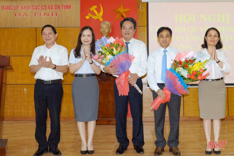 Nguyên Bí thư Thị ủy Kỳ Anh giữ chức Bí thư Đảng ủy Khối CCQ&DN Hà Tĩnh