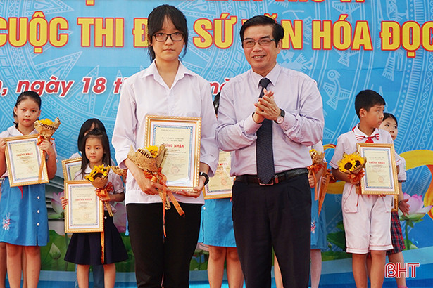 Học sinh Hà Tĩnh giành 3 giải cao tại Cuộc thi Đại sứ Văn hóa đọc