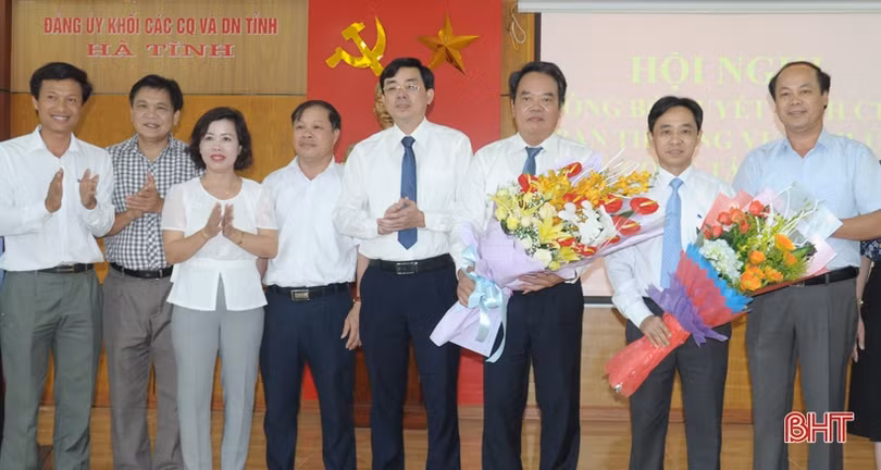Nguyên Bí thư Thị ủy Kỳ Anh giữ chức Bí thư Đảng ủy Khối CCQ&DN Hà Tĩnh