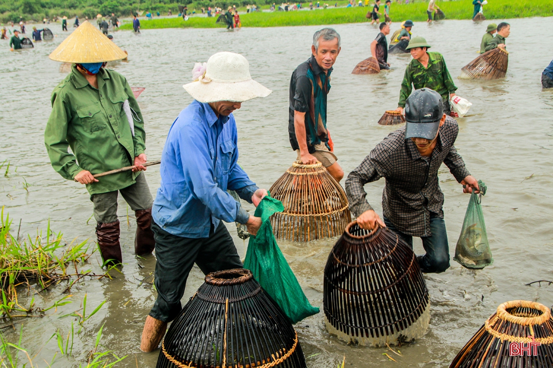 Lễ hội đánh bắt cá Đồng Hoa ở Hà Tĩnh, xem một lần nhớ mãi