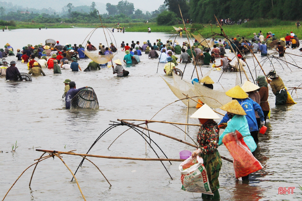 Lễ hội đánh bắt cá Đồng Hoa ở Hà Tĩnh, xem một lần nhớ mãi
