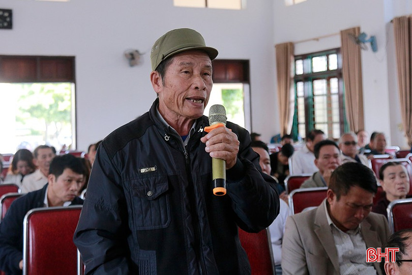 Cử tri Nguyễn Văn Dương - TDP Hồng Lam, thị trấn Tiên Điền: Một số tuyến đường sau khi nâng cấp nhưng không có hệ thống kênh mương, thoát nước ảnh hưởng đến việc mỹ quan đô thị. bqbht_br_7.jpg