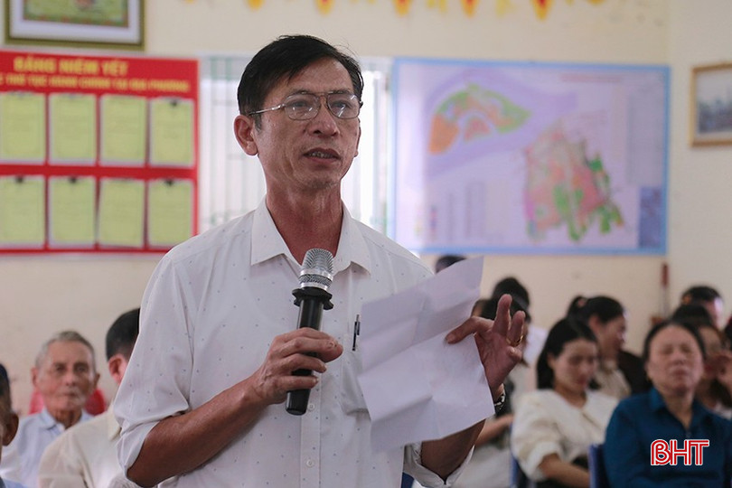 Cử tri Đậu Xuân Quế (thôn Hồng Nhất, xã Xuân Giang) đề nghị tỉnh, huyện quy hoạch, bố trí quỹ đất để một số ngư dân trên địa bàn thôn xây dựng nhà ở, đảm bảo ổn định cuộc sống. Cử tri Đậu Xuân Quế (thôn Hồng Nhất, xã Xuân Giang) đề nghị tỉnh, huyện quy hoạch, bố trí quỹ đất để một số ngư dân trên địa bàn thôn xây dựng nhà ở, đảm bảo ổn định cuộc sống.