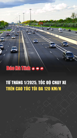 Từ tháng 1/2025, tốc độ chạy xe trên cao tốc tối đa 120 km/h